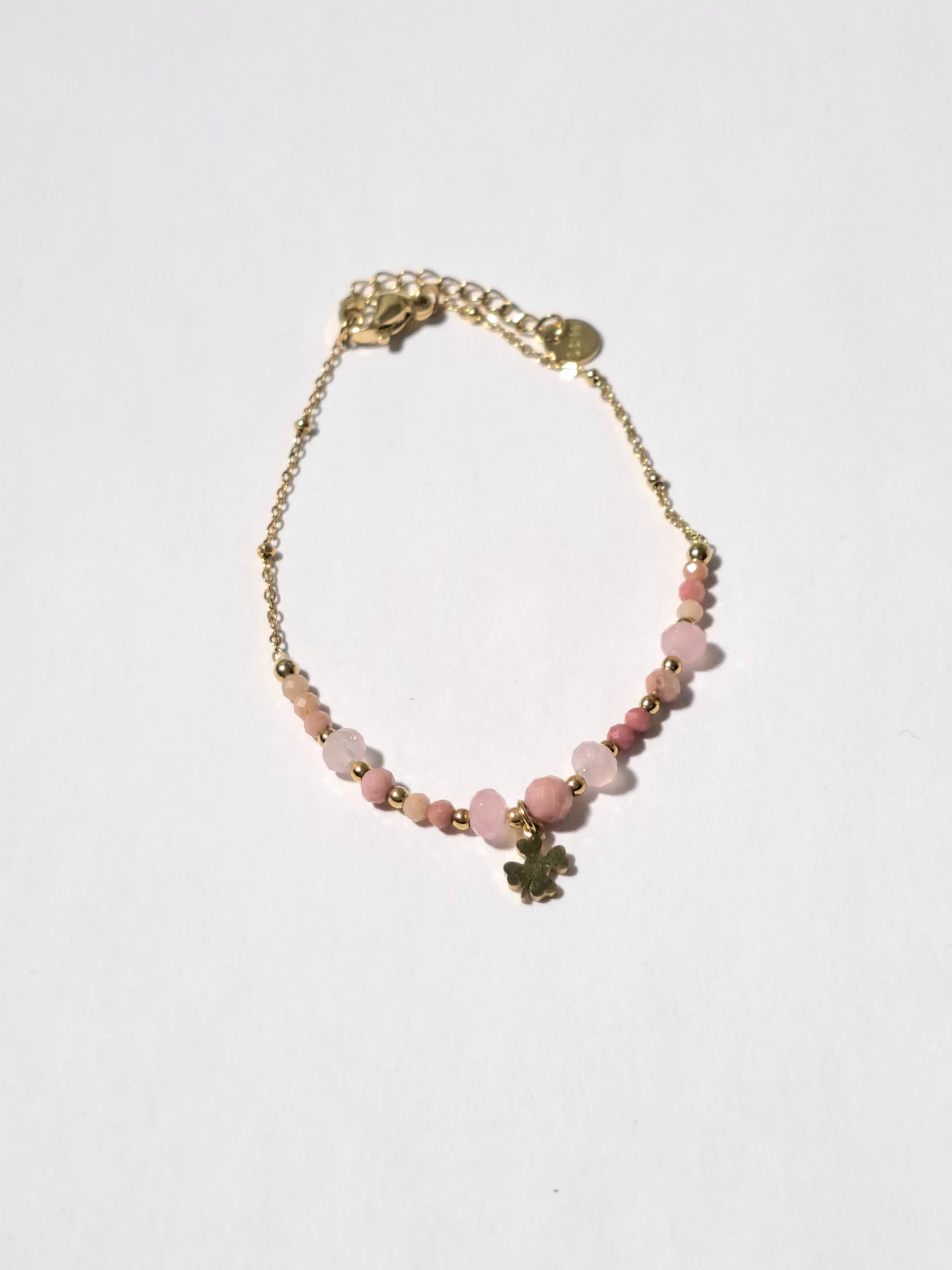 Bracelet Trèfle Rose
