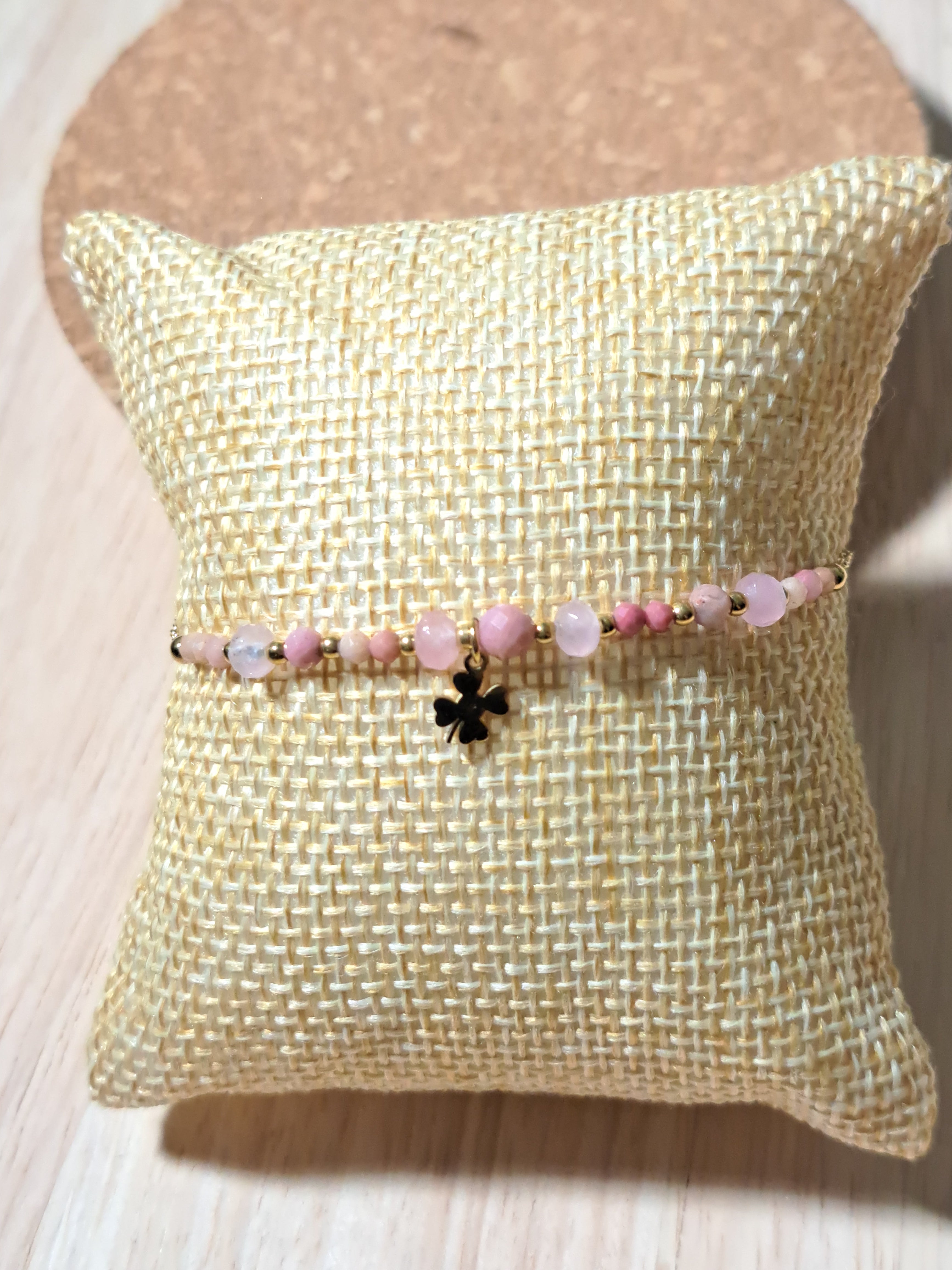 Bracelet Trèfle Rose